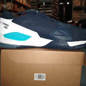 WILSON Men's Rush Pro Ace Tennis Shoes, Navy Blazer White Blue Atoll, 11 US